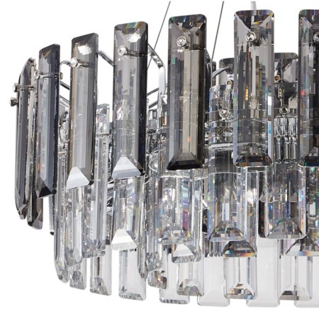 Suspended chandelier Stilform ton 8xe14 40w, size 60x60x60-120 cm, color chromium-1