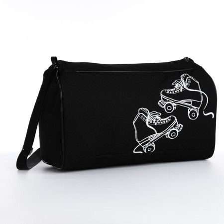 Sports Bag "videos", 40*24*21, lightning department, black-1