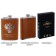 Coat of Emblem Flag for alcohol, stainless steel, gift, army, 240 ml, 8 oz
