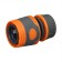 Connector with Aquastop, 1/2 "(12 mm), fast -fast connection, rubberized plastic, Greengo