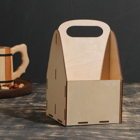 Ящик под пиво "Сильному и решительному"-2