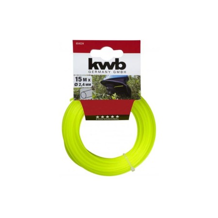 Lines for trimmer KWB Profi, D = 2.4 mm, 15m, nylon, profile "Circle"
