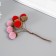 Flowers for decorating "clap" pink-burgundy 1 bouquet = 6 branches d = 2 cm 11 cm