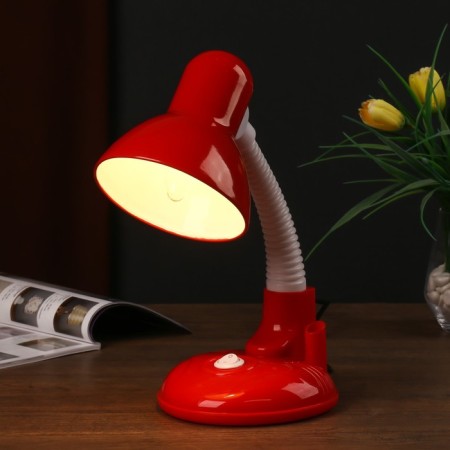 Luminaire desktop UT-221 E27 40W on the stand red 27.5x37x14 cm-1
