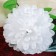 Artificial flowers "Peony" D-16 cm 47 cm, white