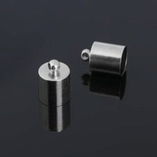 Counter-step, cm-165, (set of 5pcs), 1.2 × 0.8 cm, d (ext.) = 0.7 cm, silver color