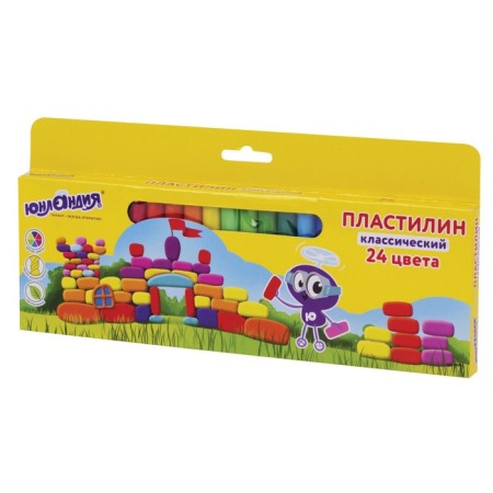 Plasticine 24 -ZV 480g of Johland Higher quality (Thailand), 105031-6