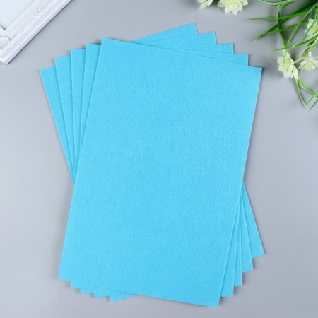 Hard felt 1 mm 20x30 cm blue-1