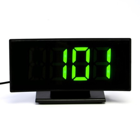 Electronic desktop watches, thermometer, calendar, USB, 17 x 9.5 cm, 3AAA-2