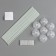 Star for balloons for 7 balls, height 80 cm
