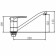 Fashun A4904 kitchen mixer, single -leaf, pour 220 mm, brass, chrome