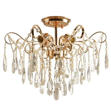 Crystal Crystal Economic light 15549/4FGD+CL, 4x60W, E27, 42x52x52 cm, gold color
