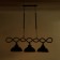 Chandelier "Workshop" 3he27 40V black 120x30x35cm