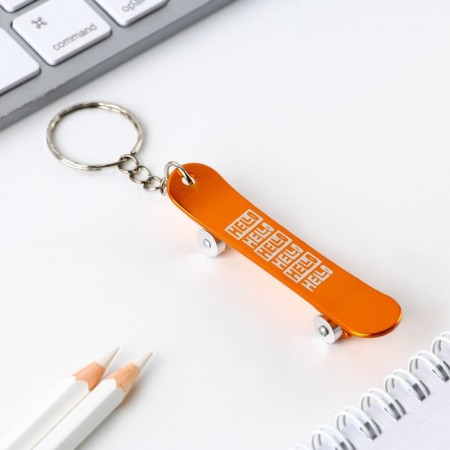 Key keychain "Hello", 11 x 1.1 cm-1