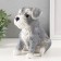 Piggy bank "Mittel puppy" height 17 cm, width 11.5 cm, length 16.5 cm