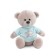 Soft toy "Bear Toptyzhkin" star, gray color 25 cm