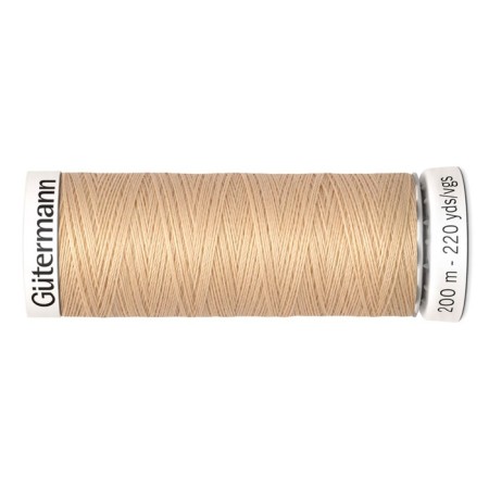 SEW-HALL thread for all materials, 200 m, 748277 (421 ghee)