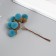 Flowers for decorating "clap" blue 1 bouquet = 6 branches d = 2 cm 11 cm