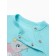 Body baby with long sleeve, mint color, height 68