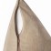 Decorative pillowcase "Tina", size 45x45 cm, beige color