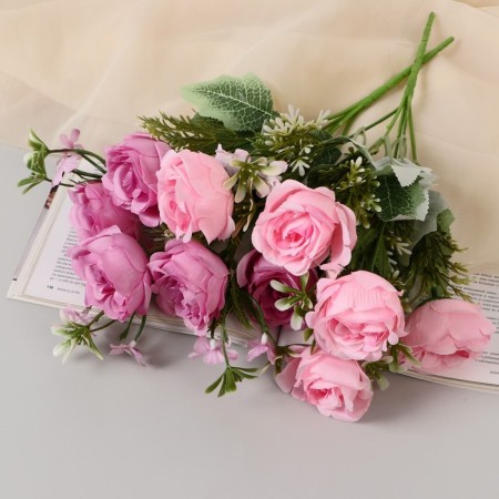 Букет "Роза индиголетта" 6х27 см, микс-3