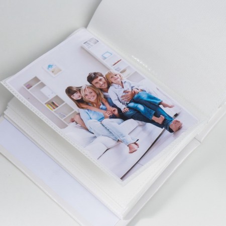 Photo album in 100 photos 10x15 cm. "Classic" white-4