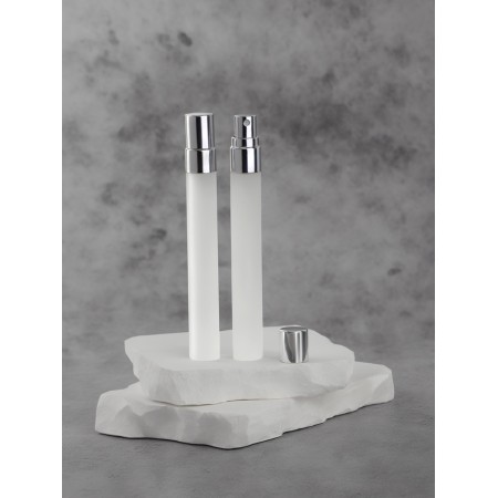 Perfume bottle, with a spray, glass, 10 ml, packing - 2 pcs, color gray