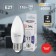 LED LED era Standard "candle", 11 W, E27, 880 lm, 6000k, glow cold white