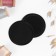 Circle patches "Circle", D = 6.3 cm, heat -mileyle, black color