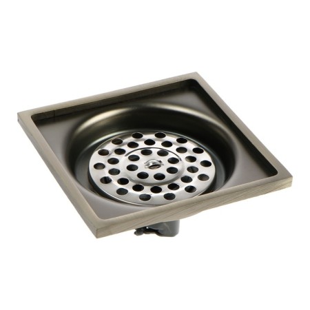 Zein gap, 100x100 mm, vertical, d = 32 mm, stainless steel, antique bronze-5