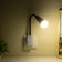 Sconces with remote control "Cindy" E27 15W black 4x2x33cm