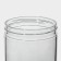 Glass glass with a lid and tube "Bjorn", 450 ml