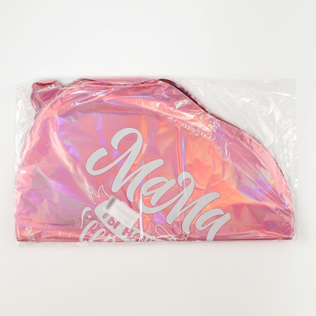 Foil balloon 18 "Mom", heart, holography, set of 50 pcs.-1