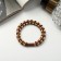 Hair elastic band "Mahrushka Sport" weaving volume strokes, 5 cm, mix