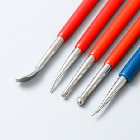 Tools for creativity set of 5 pcs plastic, metal 16 cm 17.5x7.5 cm-1