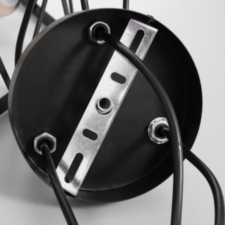 Chandelier 2622/3 E27 40W Black 40x40x21-121 cm BayerLux-8