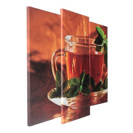 Modular picture "Tea with mint" (2-25x52; 1-30x60) 60x80 cm-1
