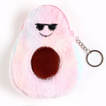 Soft wallet "Avocado" on a key fob, 14 cm, species mix-1