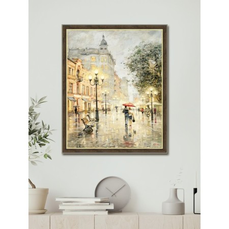 Reproduction of the painting "Arbat Lights", 40x50, frame (45-1311)-7