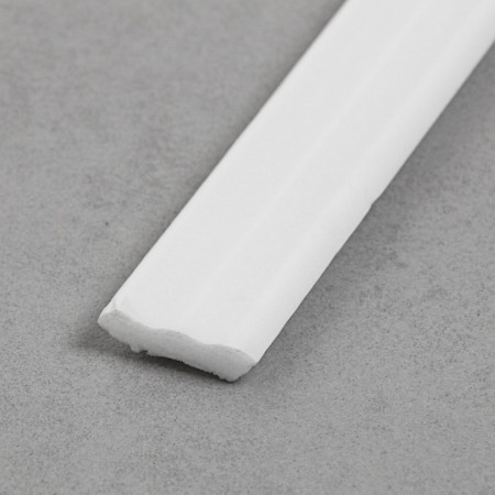 Sloth skirting board, white C01/25, 25x15x2000-1