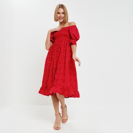 Women's dress minku: enjoy color red, rr 44-5