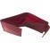 Nice wallet, glossy skin, burgundy crocodile color