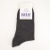 Socks men's color asphalt, size 25