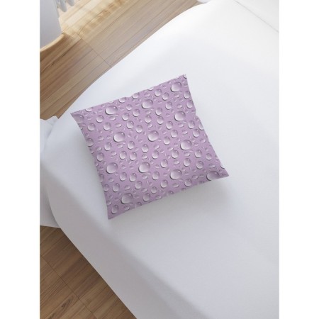 Decorative pillowcase "Drops of water", on a zipper, size 45x45 cm-1