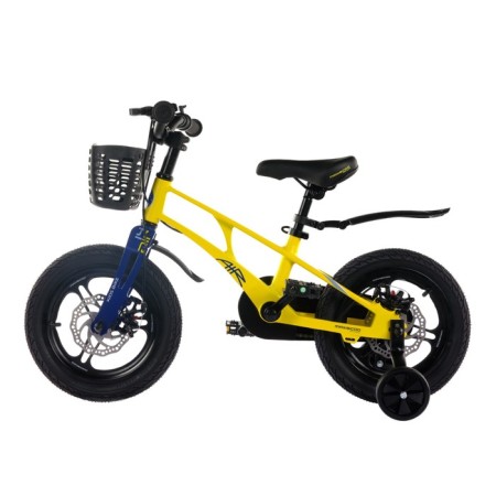 Bicycle 14 ’’ maxiscoo Air Pro, yellow matte color-2