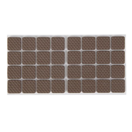Laying furniture square tundra, size 18 x 18 mm, 32 pcs., Polymer, brown