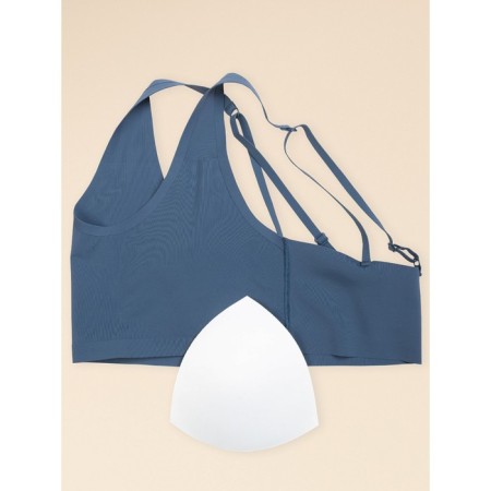 Top female, size 42, dark blue color-4