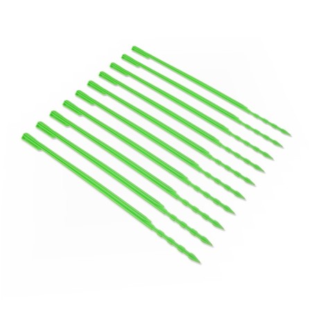 Pegs, h = 40 cm, set 10 pcs., Green, Greengo