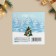 Mini Postcard “Winter will give miracles!”, Friends 7 x 7 cm, New Year