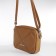 Women's bag over the shoulder Textura, small size, mustard color